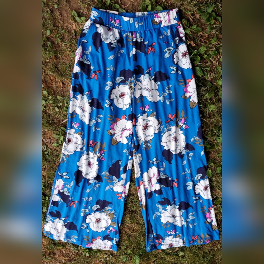 S - Boho Floral Lounge Pants